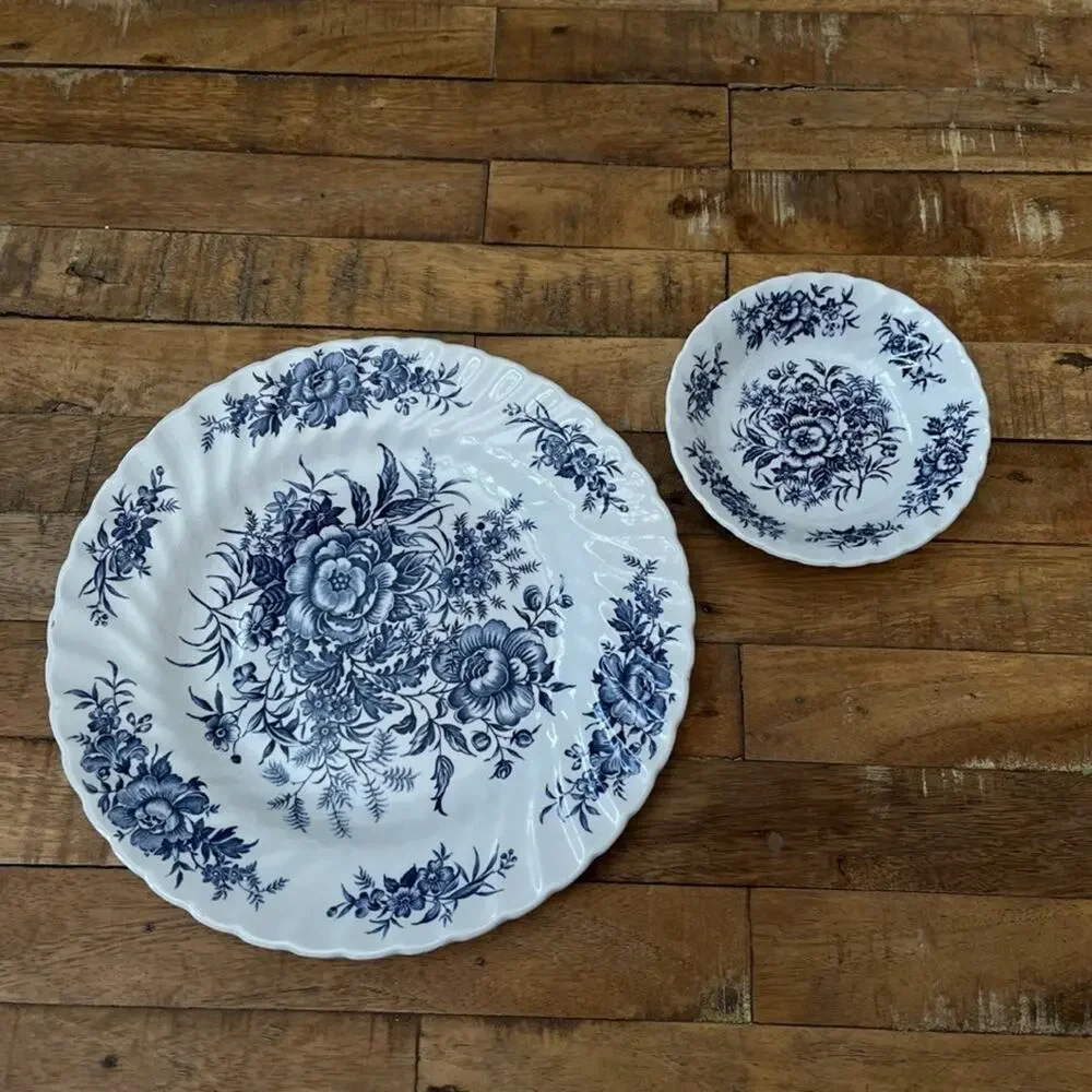 VTG Beacon Hill by British Anchor Ironstone Plate Set of 2 Plate 10